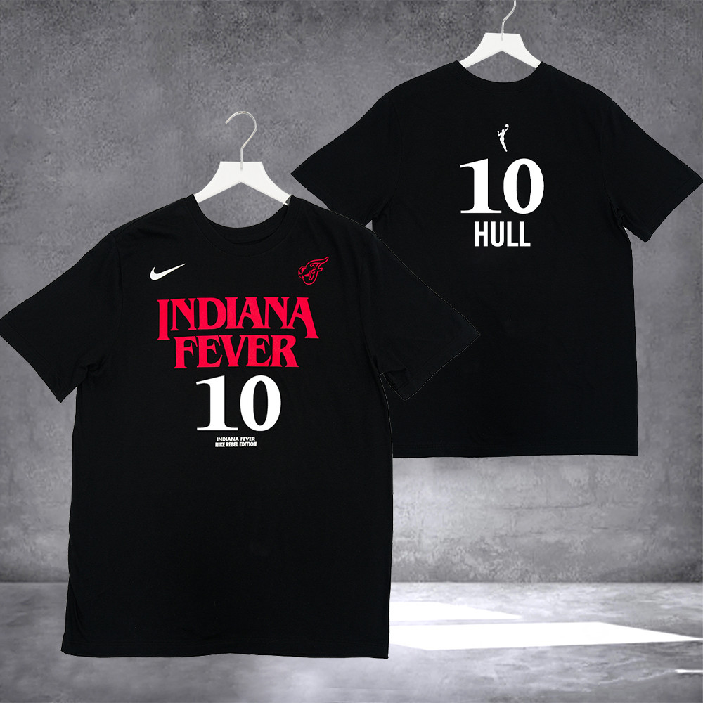 Indiana Fever 10 Lexie Hull Stranger Things Rebel Shirt Gift Ideas For Basketball Lovers