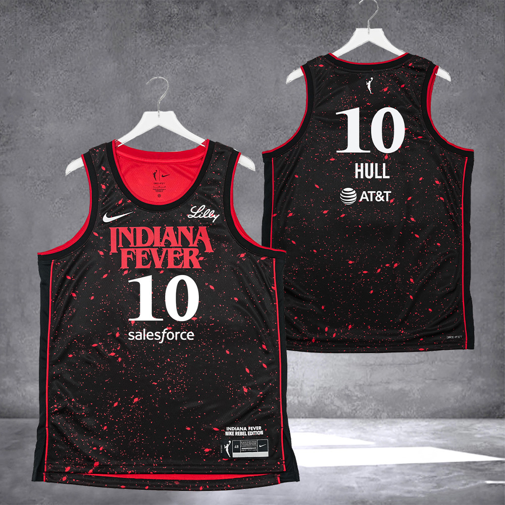 Indiana Fever 10 Lexie Hull Stranger Things Rebel Swingman Jersey Gift Ideas For Dad