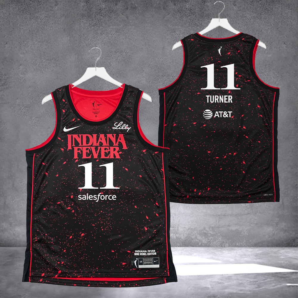 Indiana Fever 11 Brianna Turner Stranger Things Rebel Swingman Jersey Gifts For Her