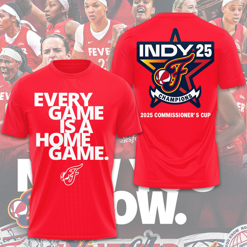 Indiana Fever 2025 Wnba Commissioners Cup Champions Merch Gift Edition