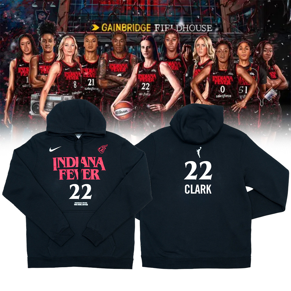 Indiana Fever 22 Caitlin Clark Stranger Things Rebel Hoodie Basketball Fan Gift Ideas