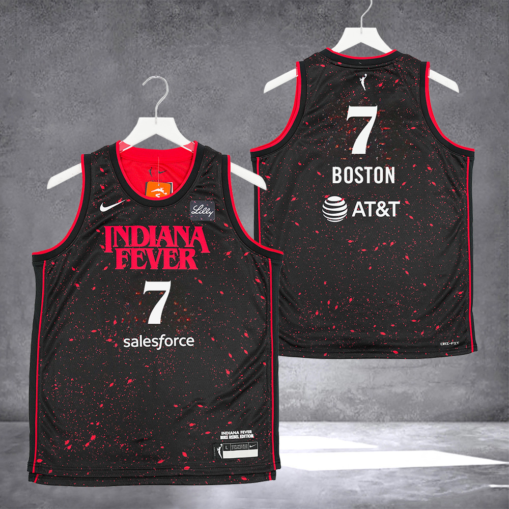 Indiana Fever 7 Aliyah Boston Stranger Things Swingman Jersey Gifts For The Basketball Enthusiast
