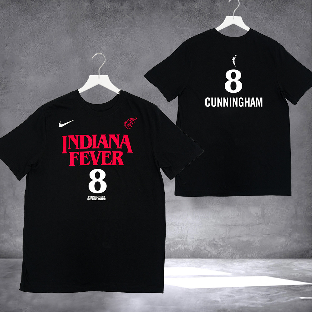 Indiana Fever 8 Sophie Cunningham Stranger Things Rebel Shirt Best Gifts For Basketball Lovers
