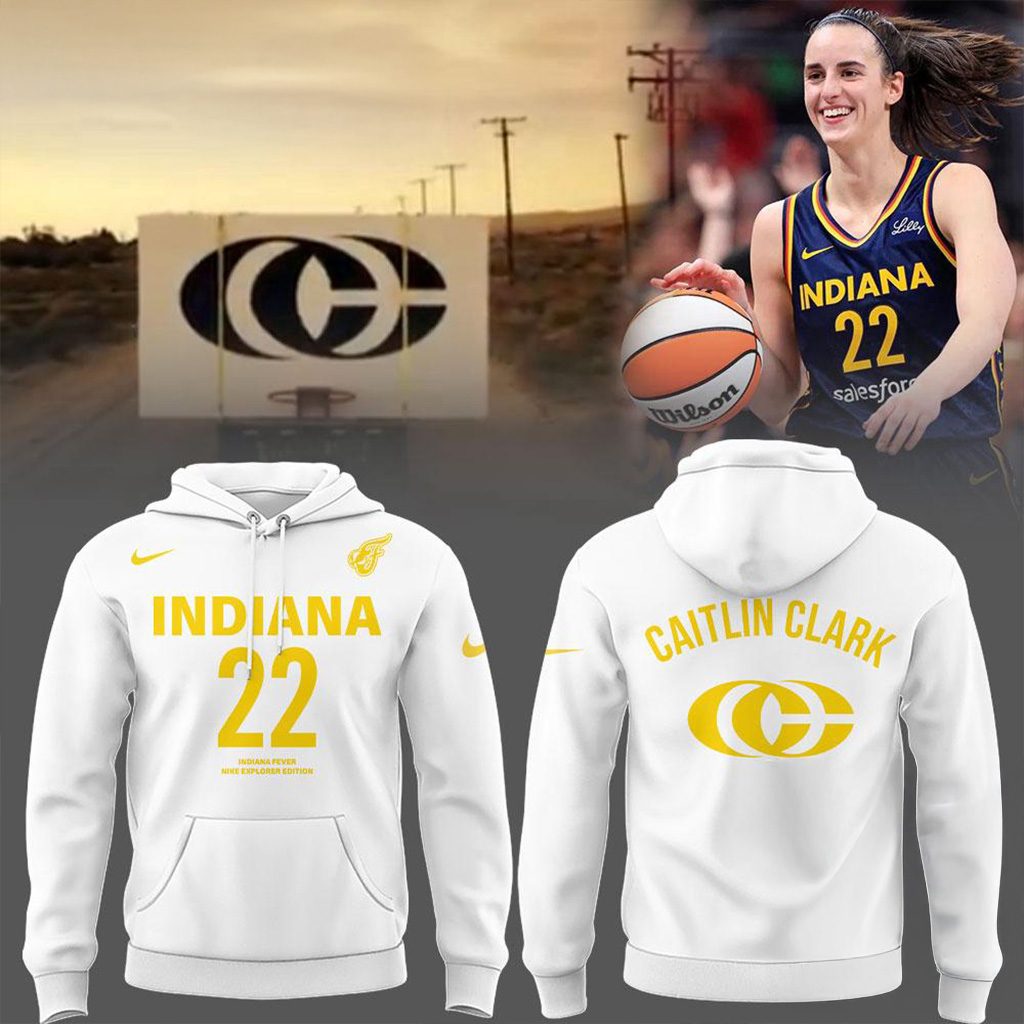 Indiana Fever Caitlin Clark Logo 2025 Hoodie Indiana Fever Merch Basketball Fan Gift Ideas