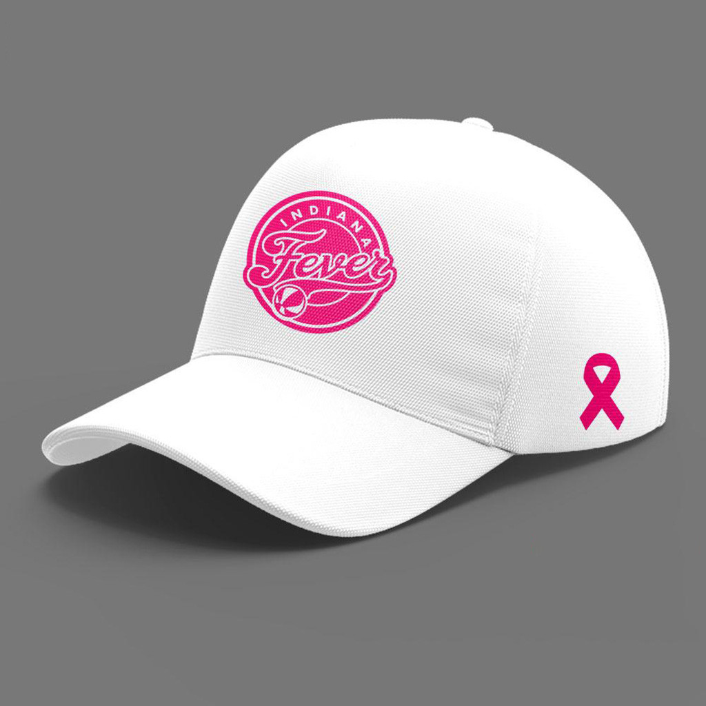 Indiana Fever Pink For Purpose 2025 White Hat Indiana Fever Merch Presents For Basketball Fans