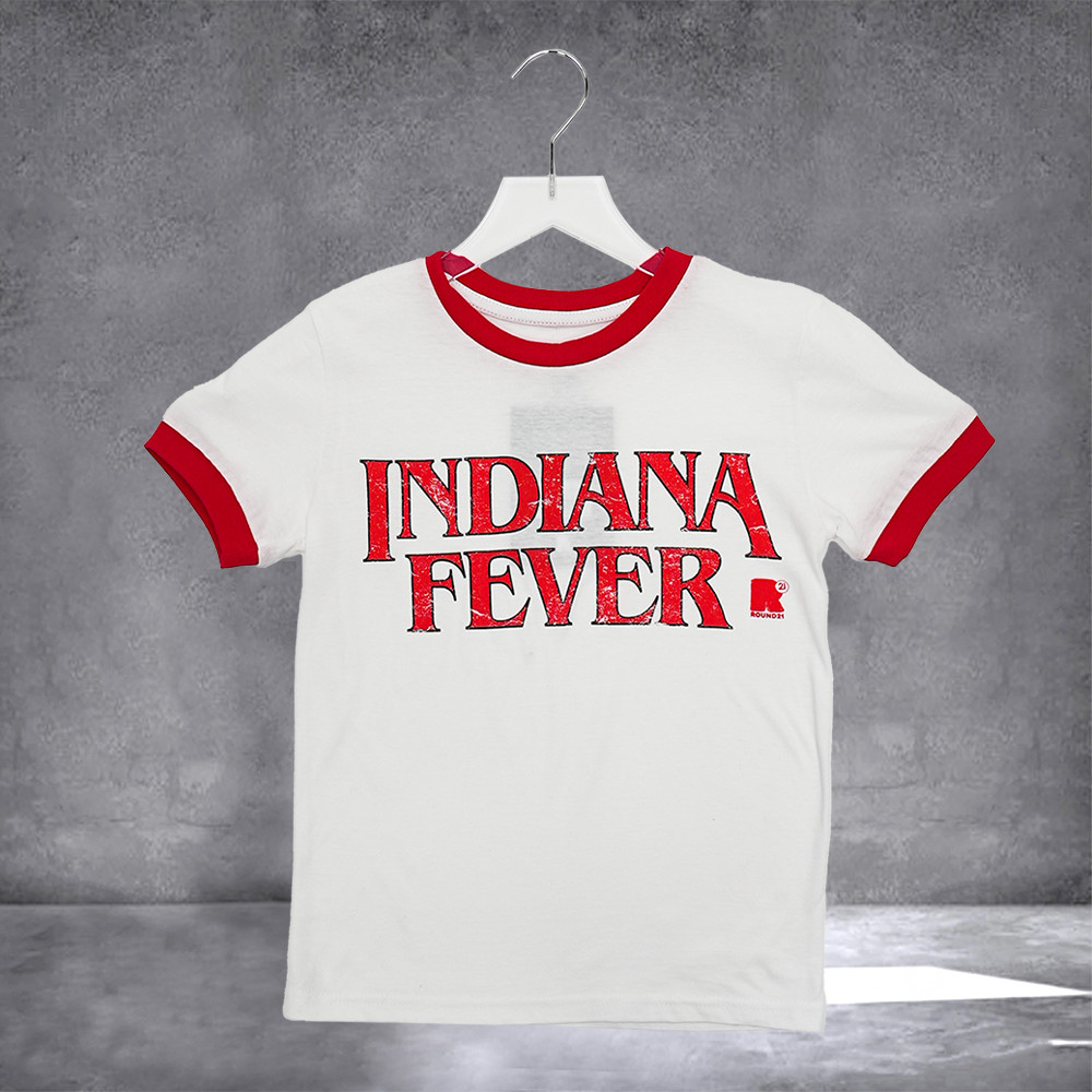 Indiana Fever Stranger Things Hawkins High Ringer T-Shirt Gifts For Fans