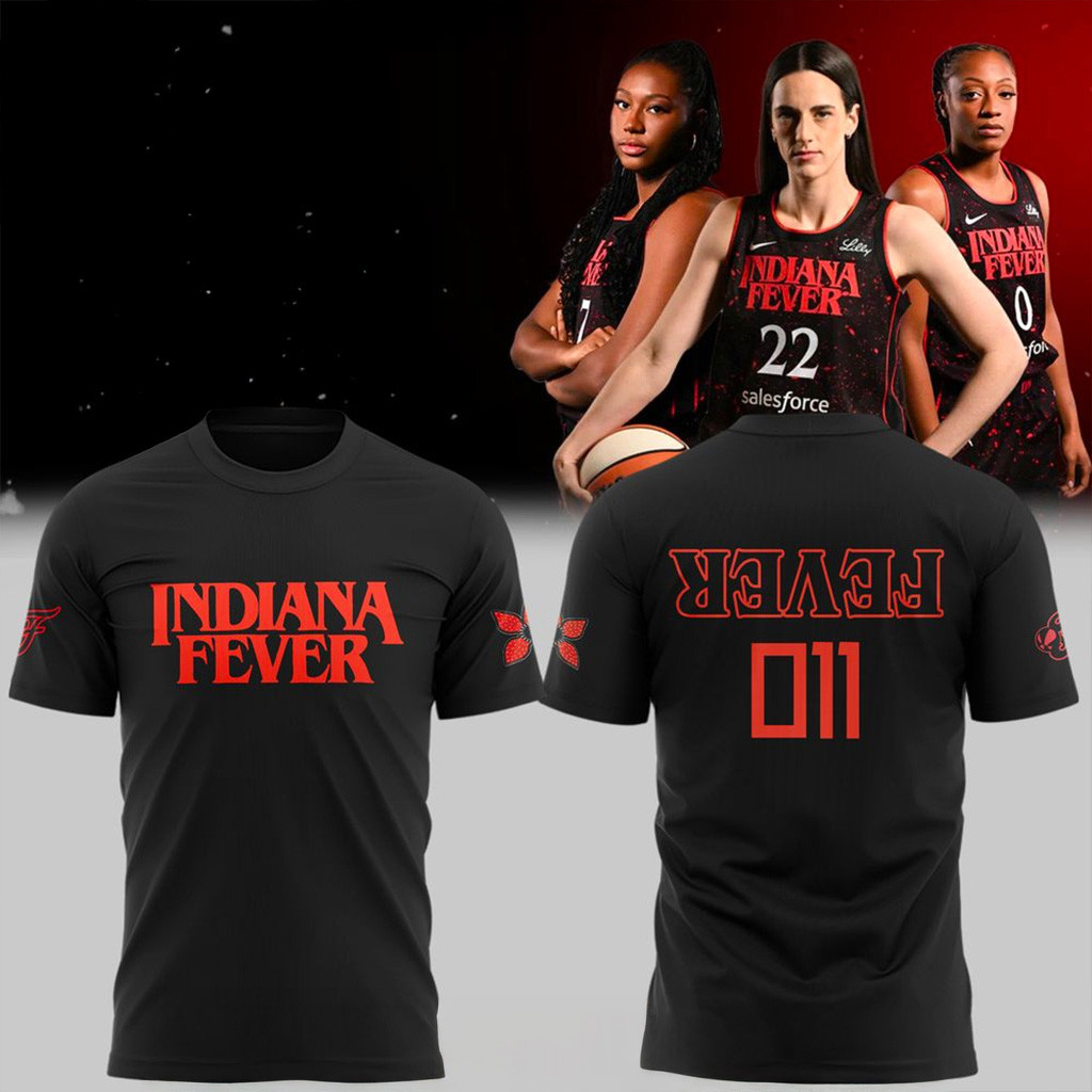 Indiana Fever Stranger Things Rebel T-Shirt Gift For Basketball Lover