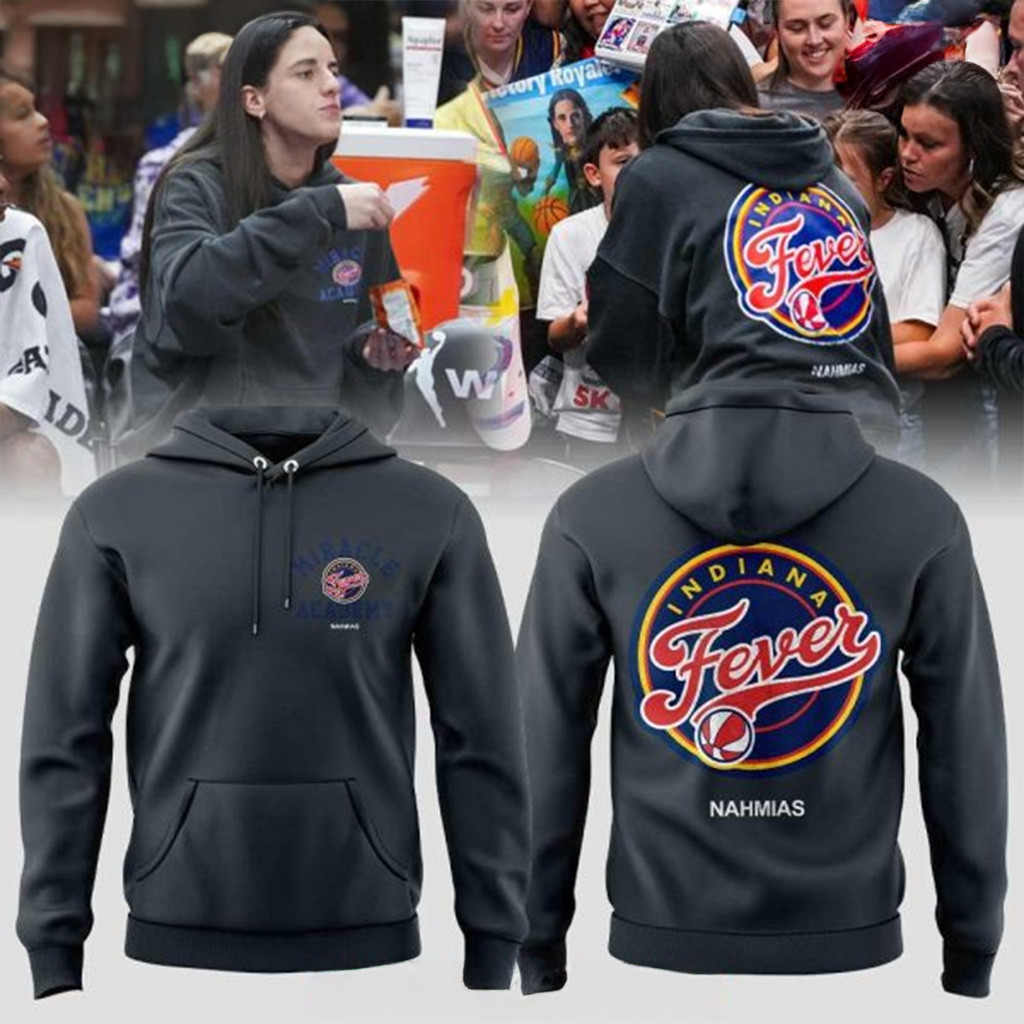 Indiana Fever X Miracle Academy Hoodie Indiana Fever Merch Cool Gifts For Basketball Fans