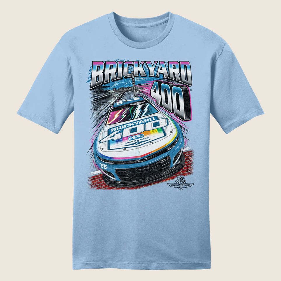 Indianapolis Motor Speedway Merch 2025 Brickyard 400 Throwback T-Shirt Him Gifts Gifts For Fans