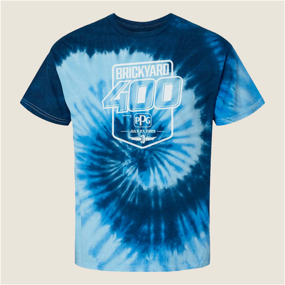 Indianapolis Motor Speedway Merch 2025 Brickyard 400 Tie Dye T-Shirt Him Gifts Gifts For Fans