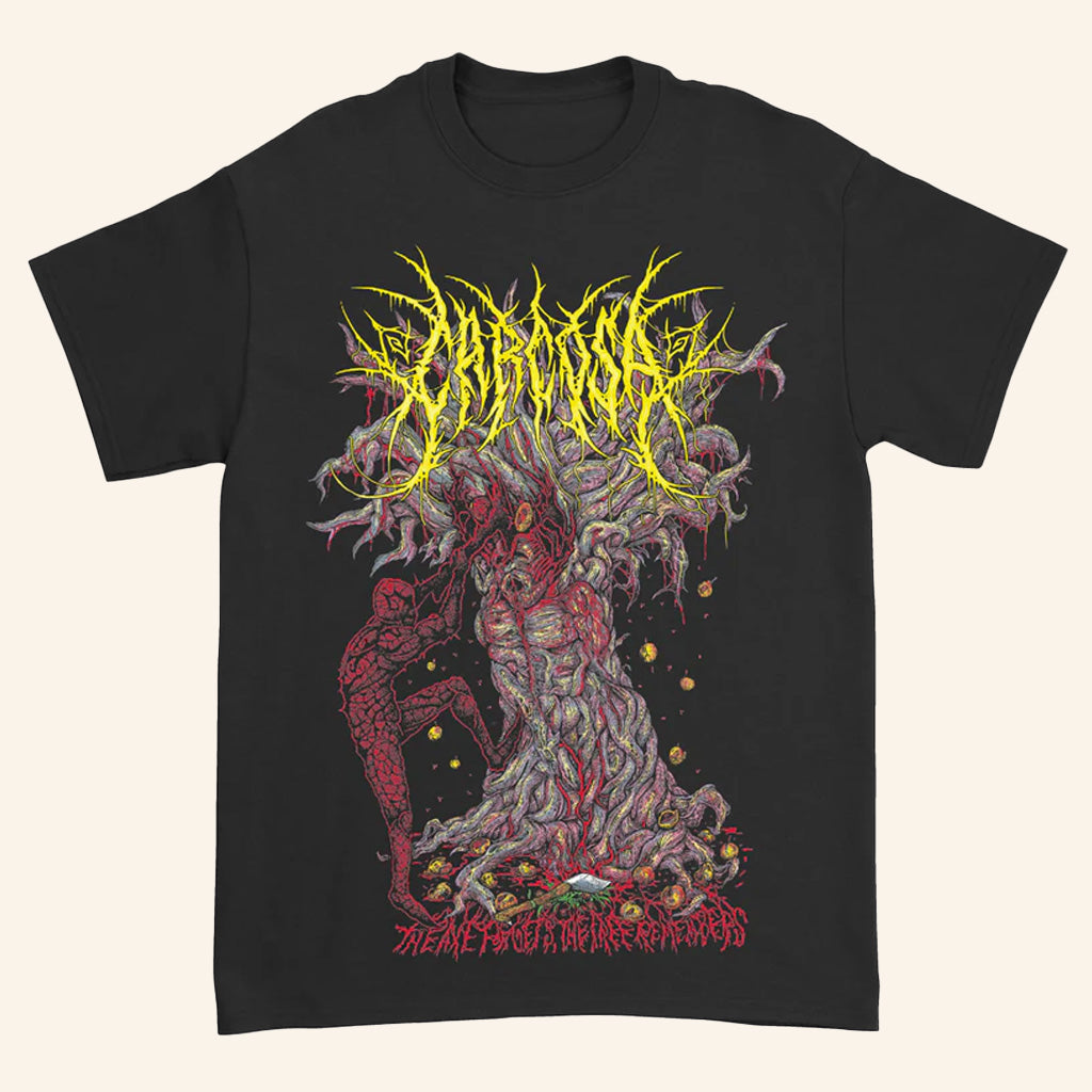 Indie Merch Carcosa The Axe Forgets, The Tree Remembers Death Metal T-Shirt Dad Gifts