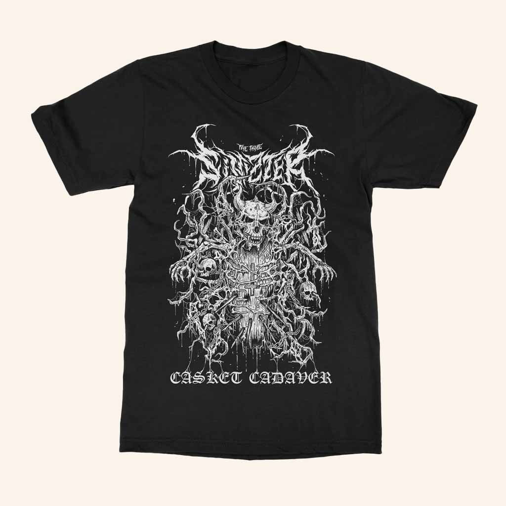 Indie Merch Sinizter Casket Cadaver T-Shirt Presents For Music Lovers