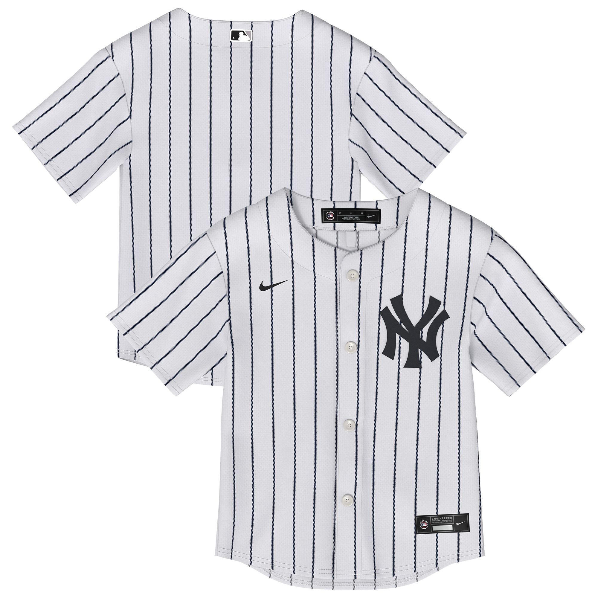 Infant New York Yankees White Home Jersey - JS394