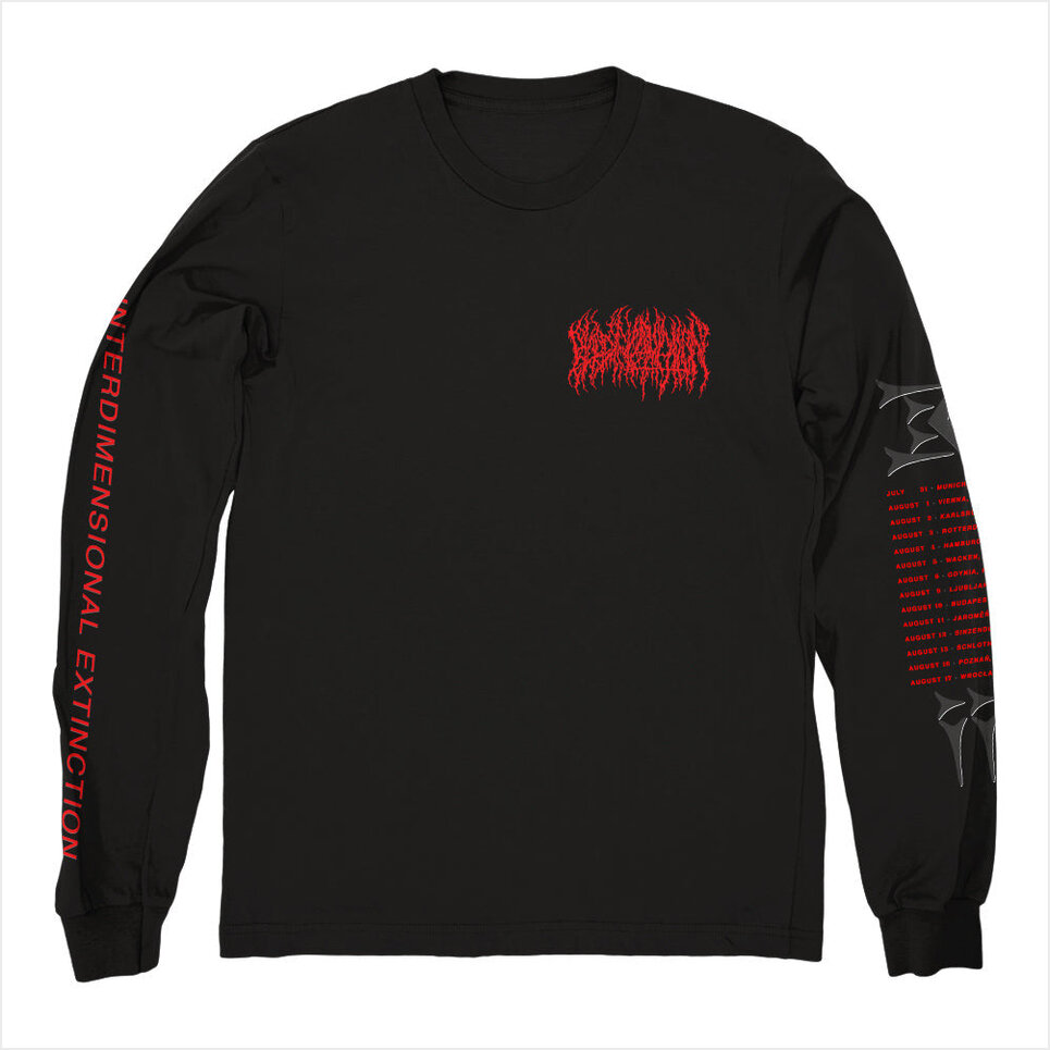 Interdimensional Pocket Tour 2022 Long Sleeve Shirt Blood Incantation Merch Blood Incantation Shirt Dad Gifts For Father's Day 2024