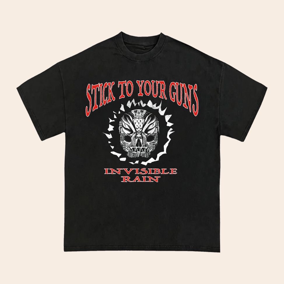 Invisible Rain Shirt STYG Merch Stick To Your Guns Birthday Gifts For Dad Band Music Tee