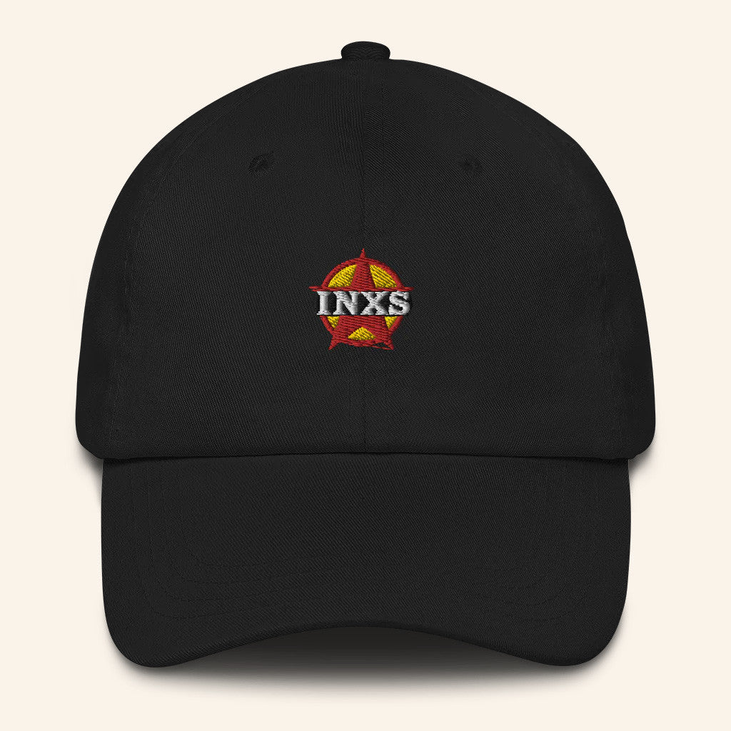INXS Merch Vintage Star Logo Embroidered Cap Birthday Gift For Dad