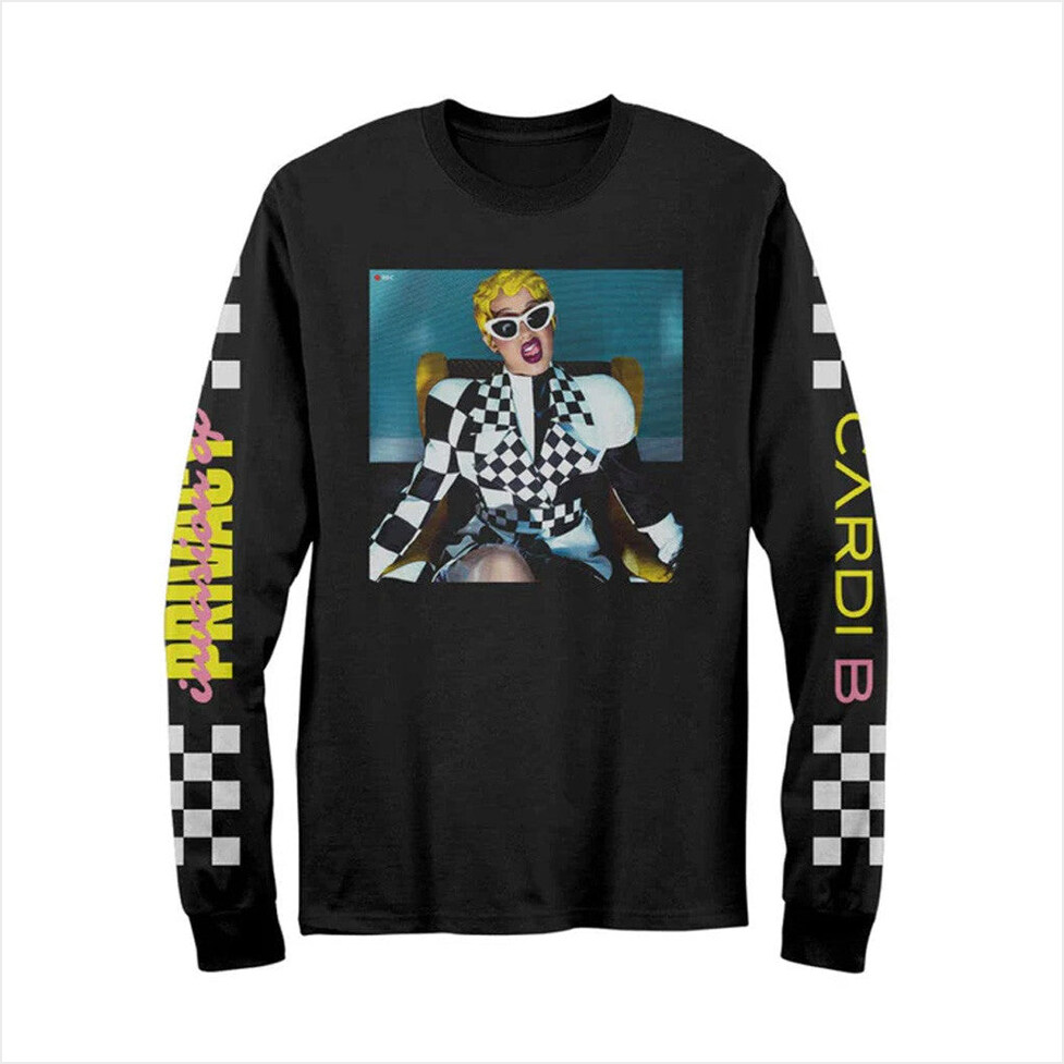 IOP Album Cover Long Sleeve T-Shirt Cardi B Merch Gift Ideas For Fans Gifts For Best Friend