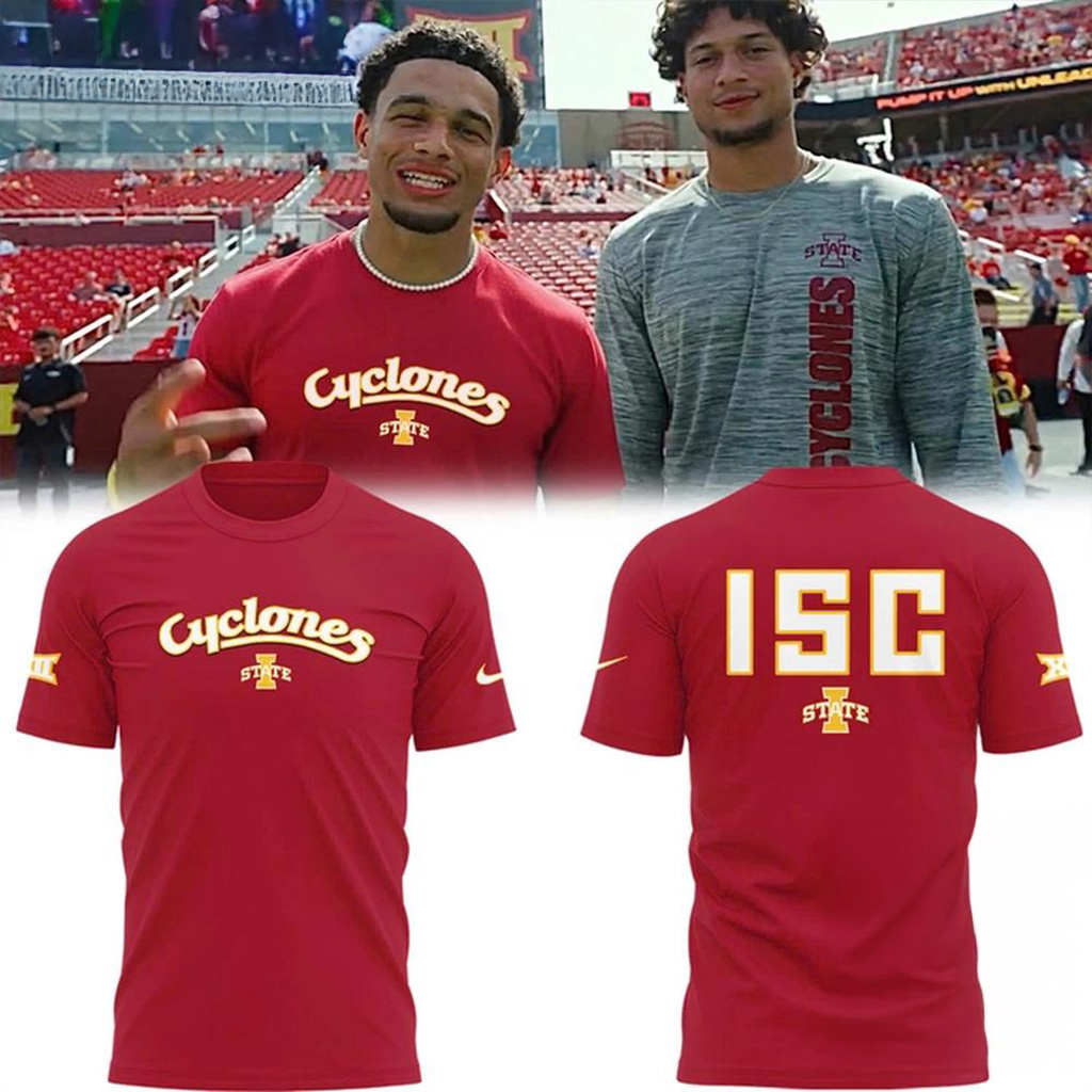 Iowa State University Cyclones 2025 T-Shirt Cyclones Merch Presents For Football Fans