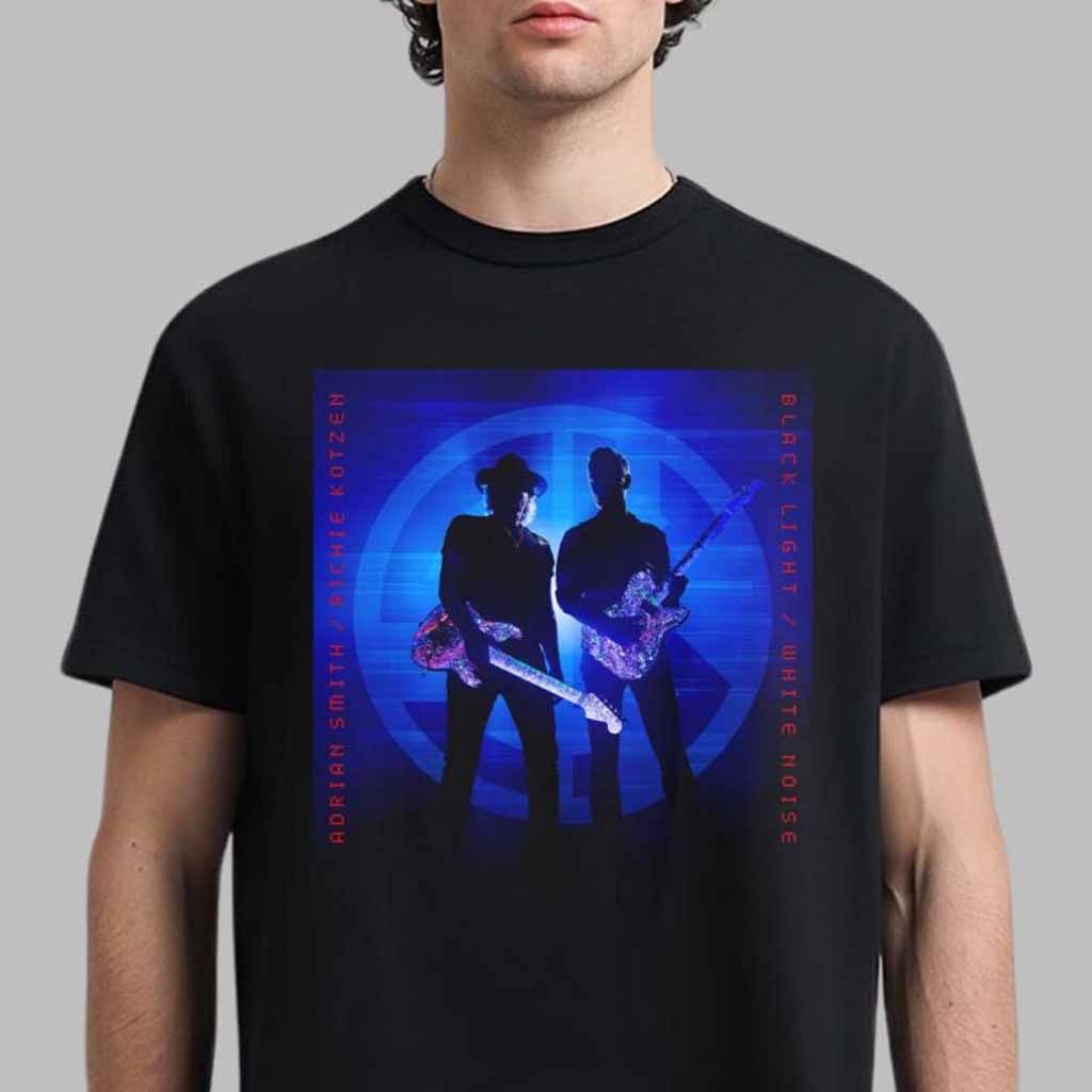 Iron Maiden Black Light White Noise From Smith Kotzen SK Album Cover T-Shirt Fan Apparel Gifts For Him