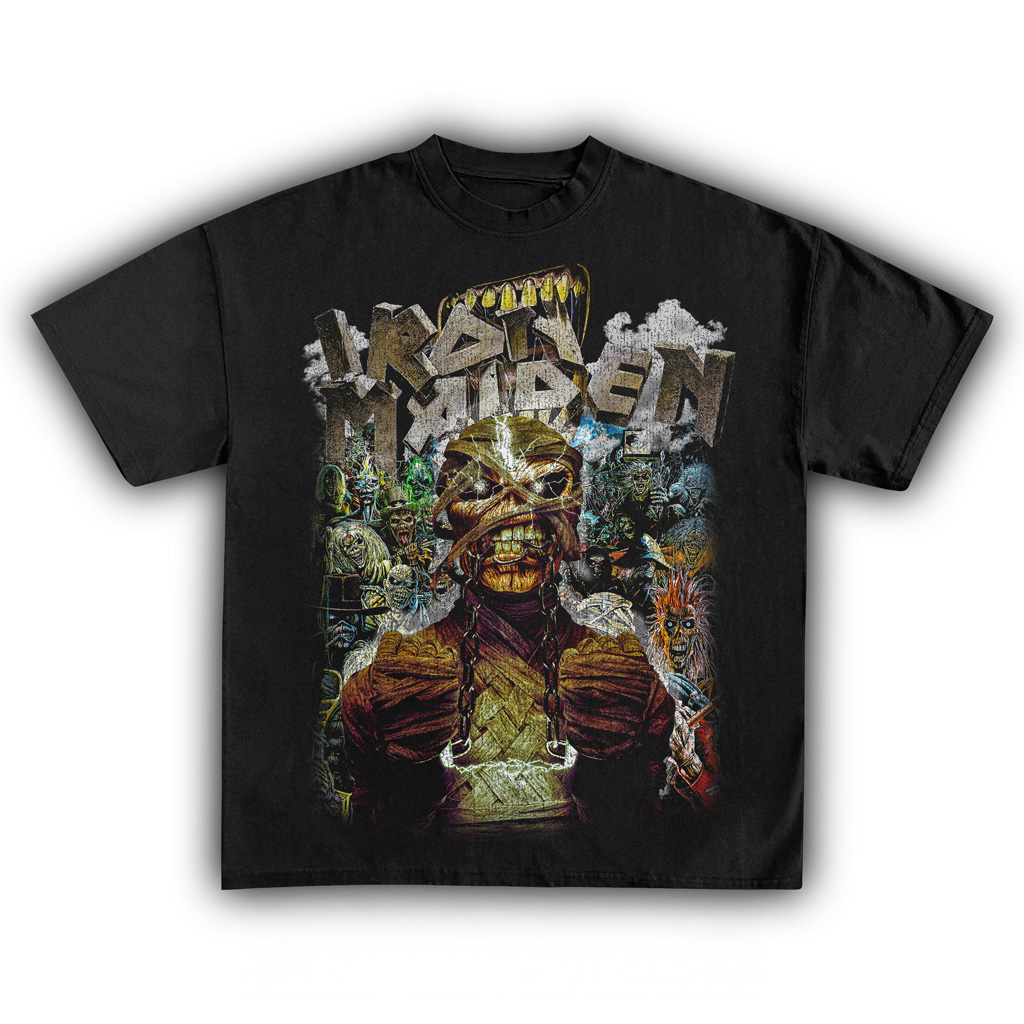 Iron Maiden Fear Of Dark Black T-Shirt Iron Maiden Merch Presents For Music Lovers