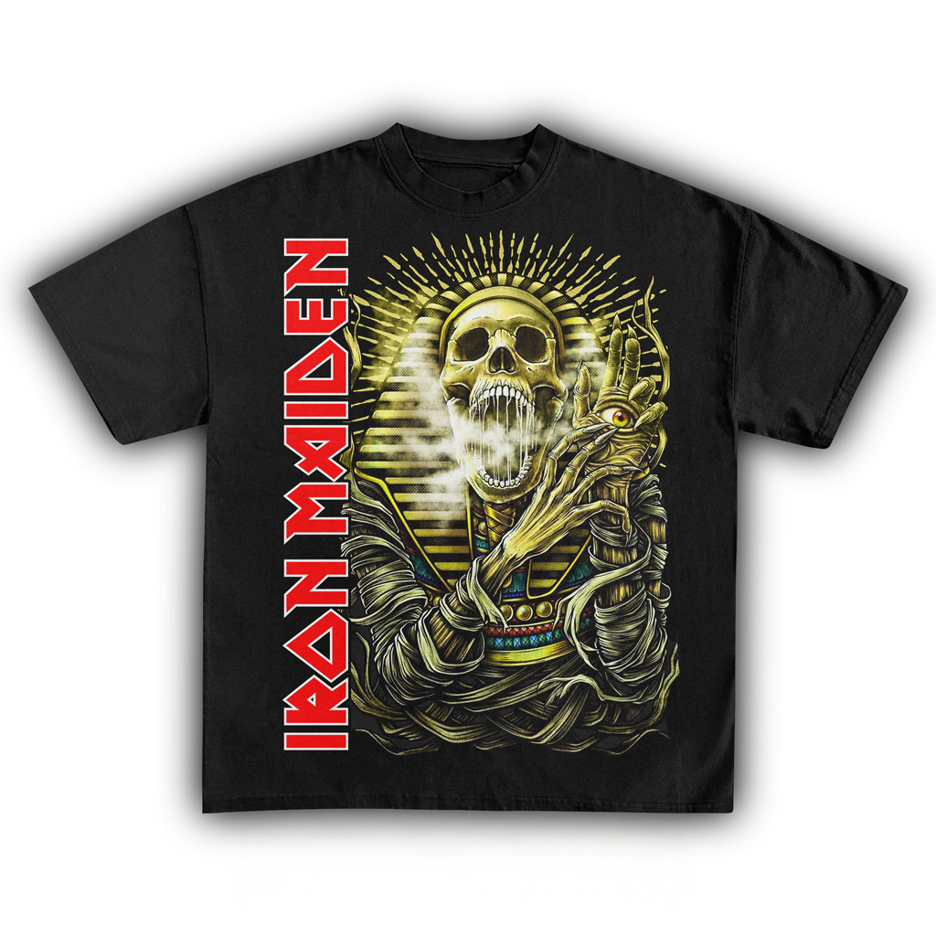 Iron Maiden Pharaoh Eddie T-Shirt Iron Maiden Merch Gifts For Music Fans