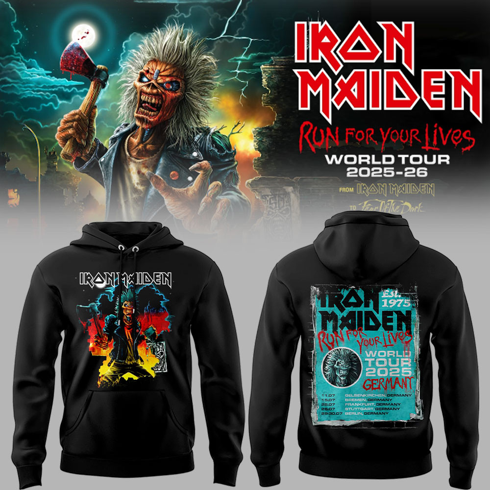 Iron Maiden The Germany Regional Tour Hoodiel Gift For Him