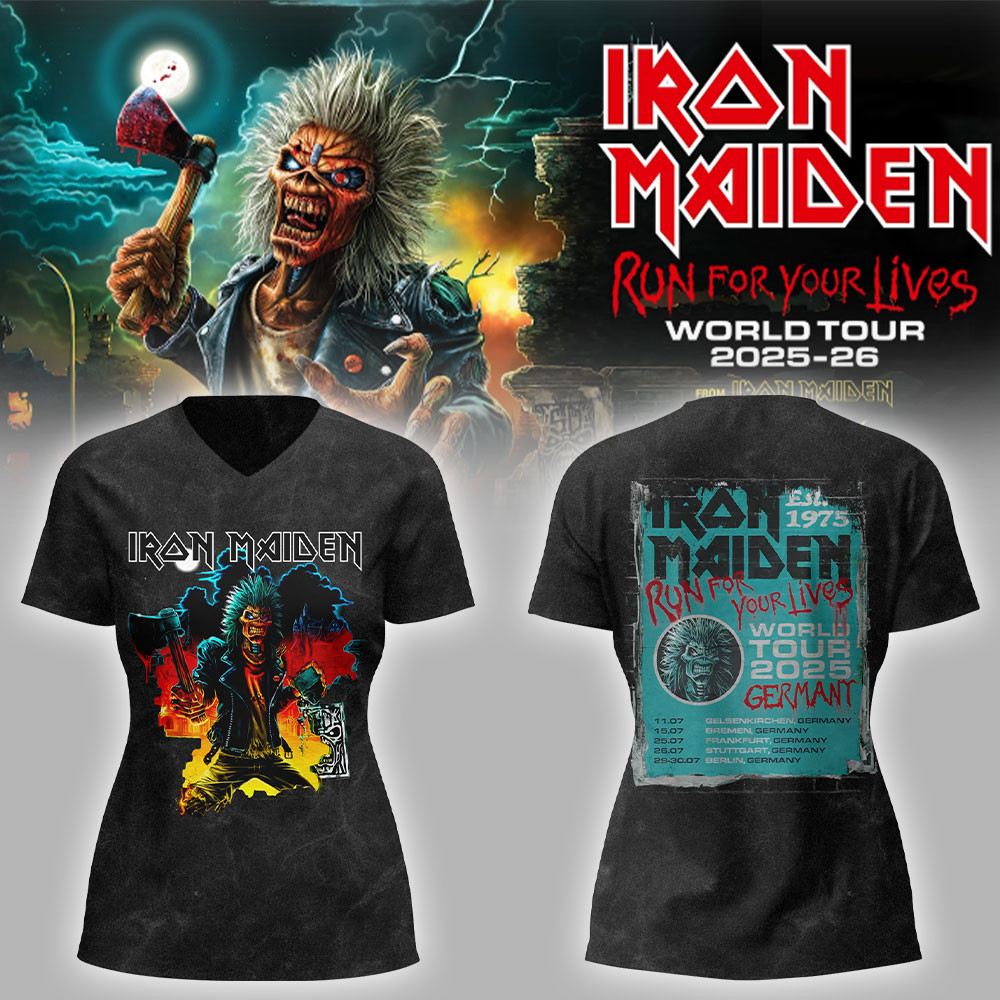 Iron Maiden The Germany Regional Tour Shirt Fan Gift
