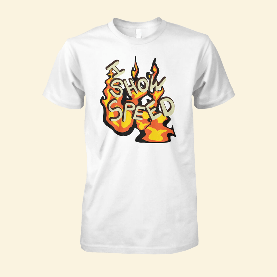 IShowSpeed Fire T-Shirt IShowSpeed Merch Good Father's Day Presents Birthday Gift Idea for Him