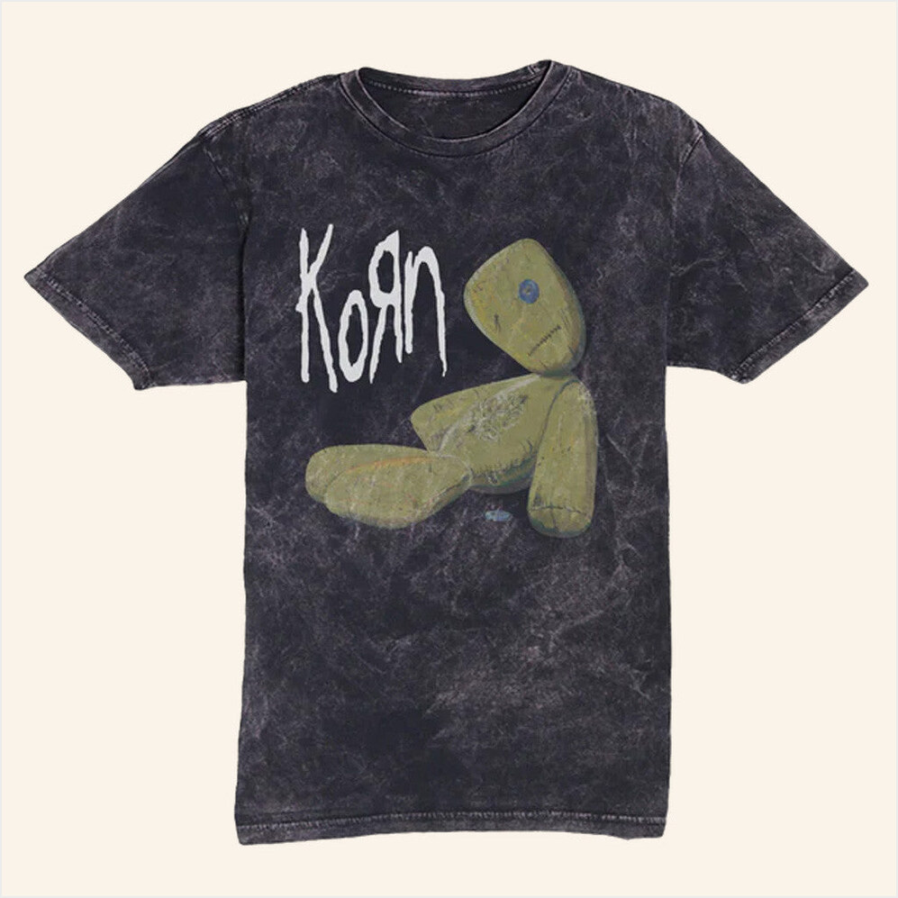 Issues Doll Vintage Wash T-Shirt Korn Merch Gift Ideas For Music Lovers Best Friend Gifts