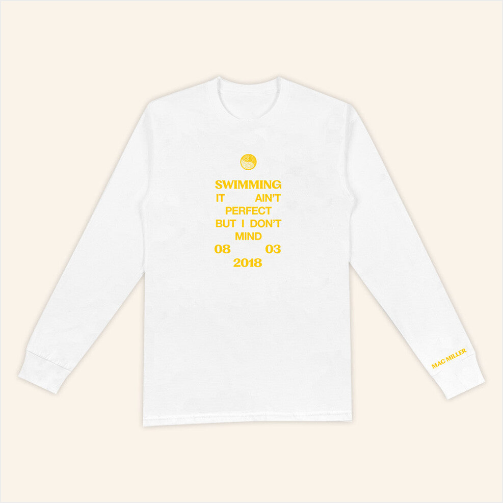 It Ain't Perfect Long Sleeve T-Shirt Mac Miller Merch Best Birthday Gift Ideas