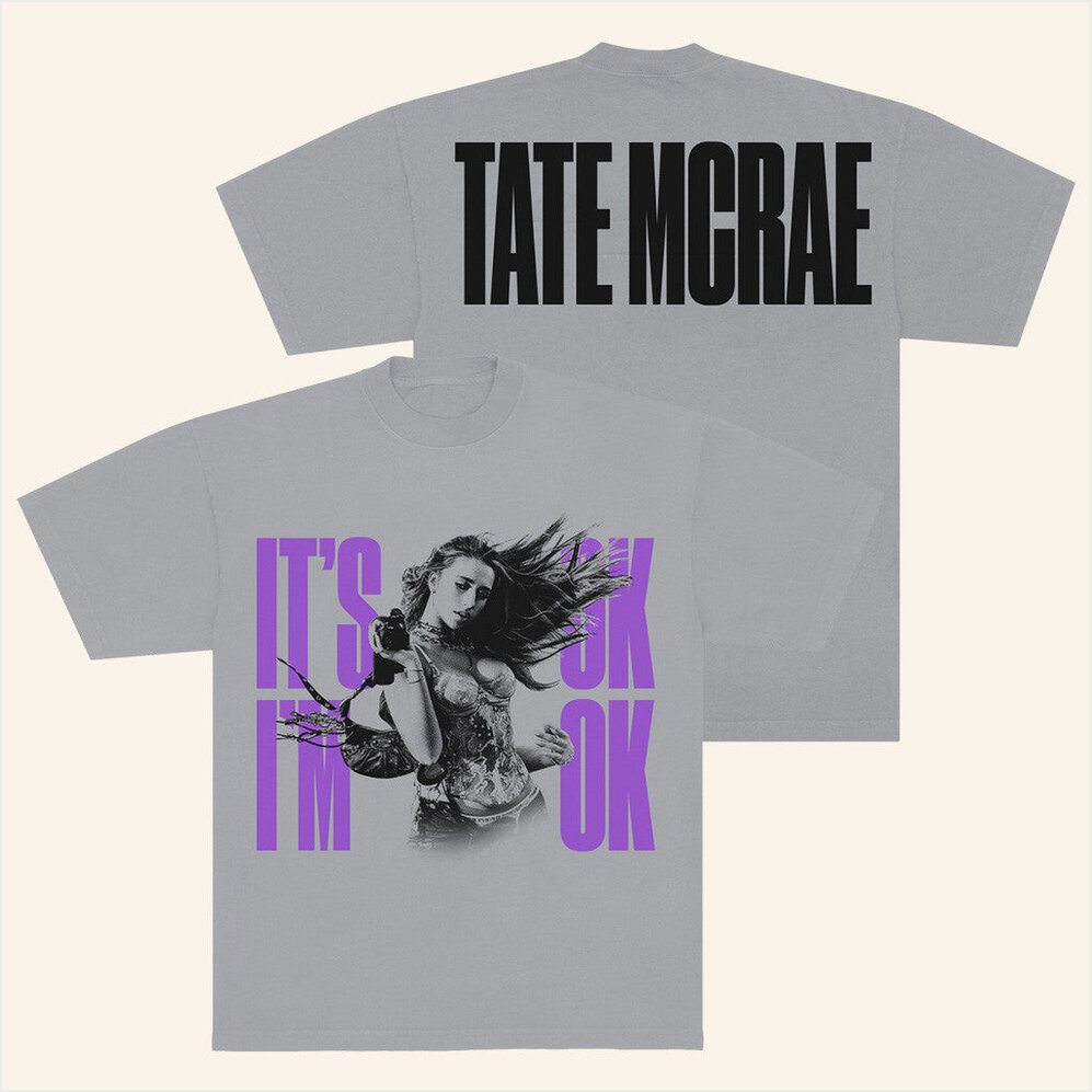 It's Ok I'm Ok T-Shirt Tate Mcrae Merch Birthday Gifts For Best Friend Christmas Presents