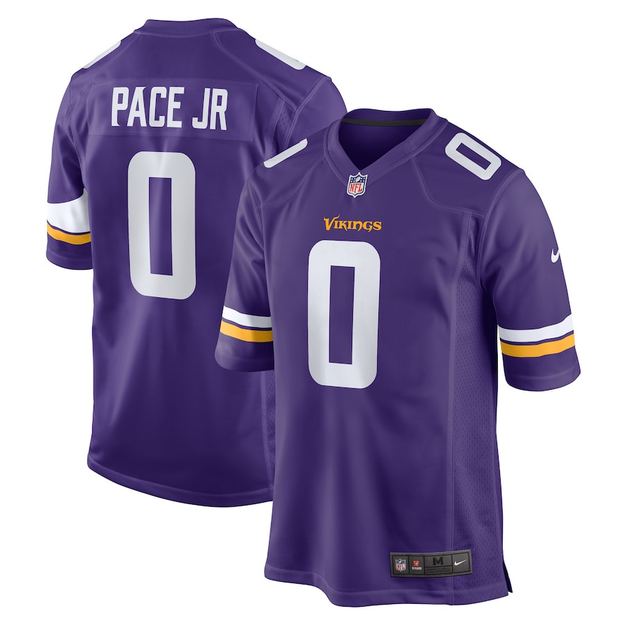 Ivan Pace Jr 0 Minnesota Vikings Game Men Jersey - Purple - JSDV748