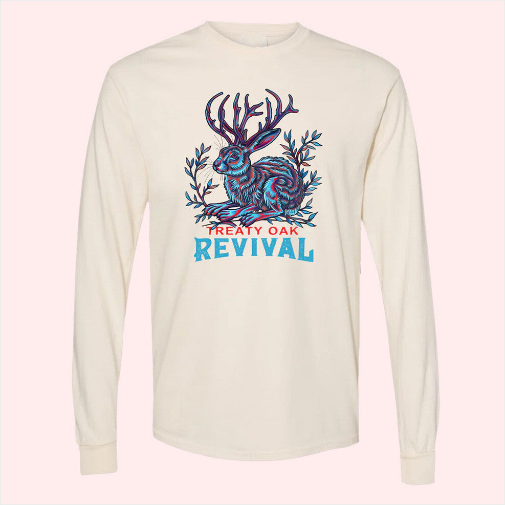 Jack Rabbit Long Sleeve T-Shirt Treaty Oak Revival Merch Gift Ideas For Him Best Friend Gifts