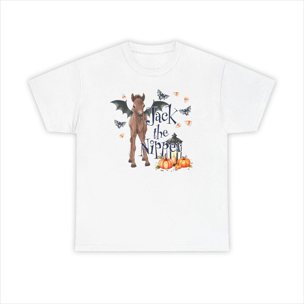 Jack The Nipper T-Shirt Katie Van Slyke Merch White BFF Birthday Gifts Ideas Christmas Presents