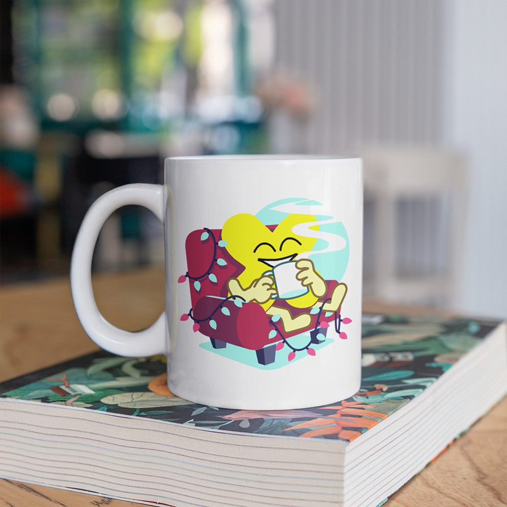 Jacknjellify BFDI Merch Jacknjellify Holiday X Yellow Mug Cute Gifts For Her