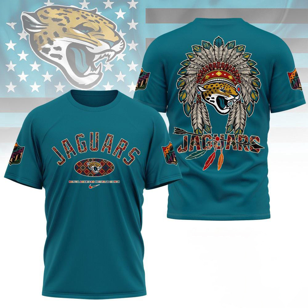 Jacksonville Jaguars Native American Heritage Month 3d Shirt Presents For Football Lovers