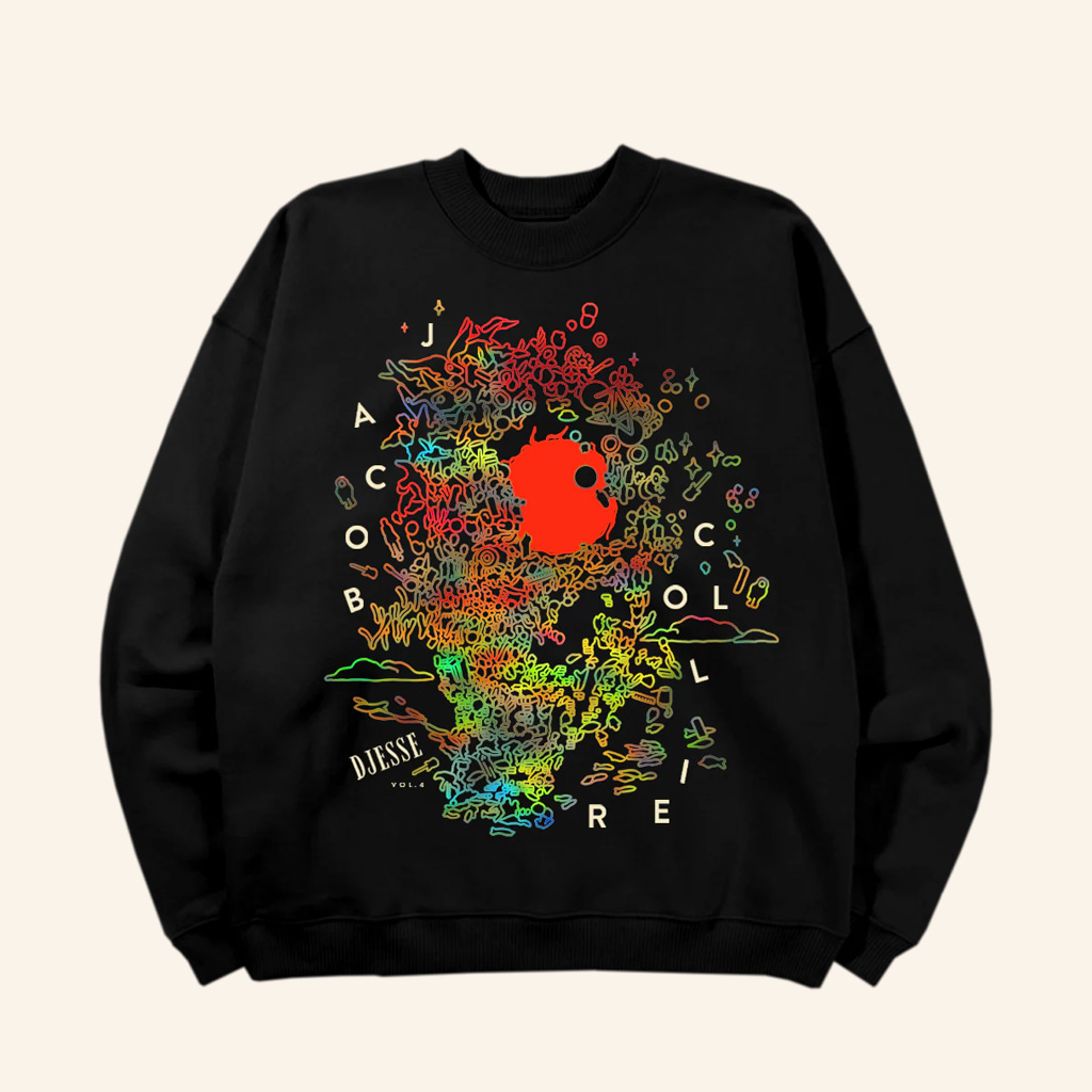 Jacob Collier Merch Djesse Vol 4 Doodle Sweatshirt Gifts For Music Lovers