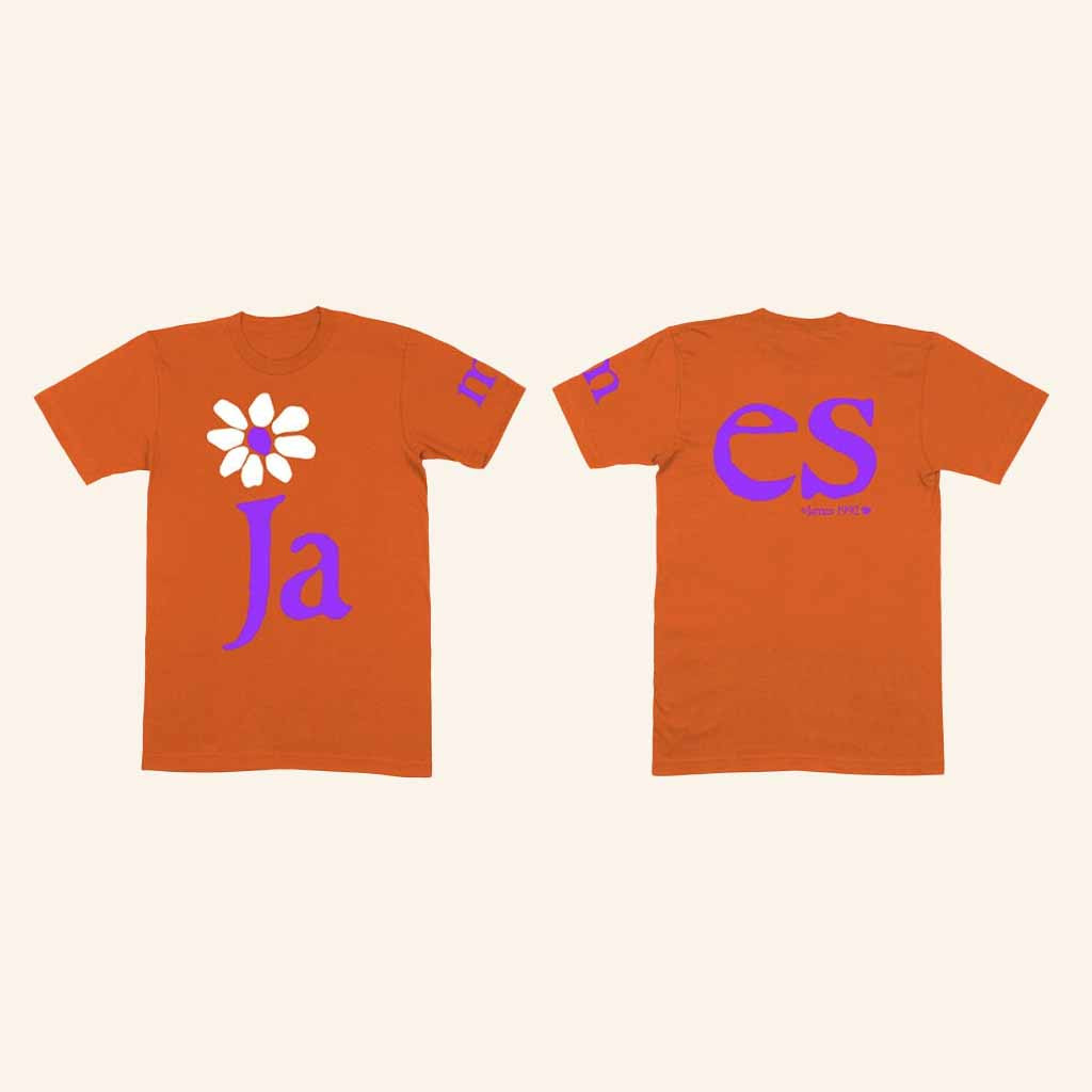 James Merch James Orange Ja M Es Shirt Unique Gift For Girlfriend