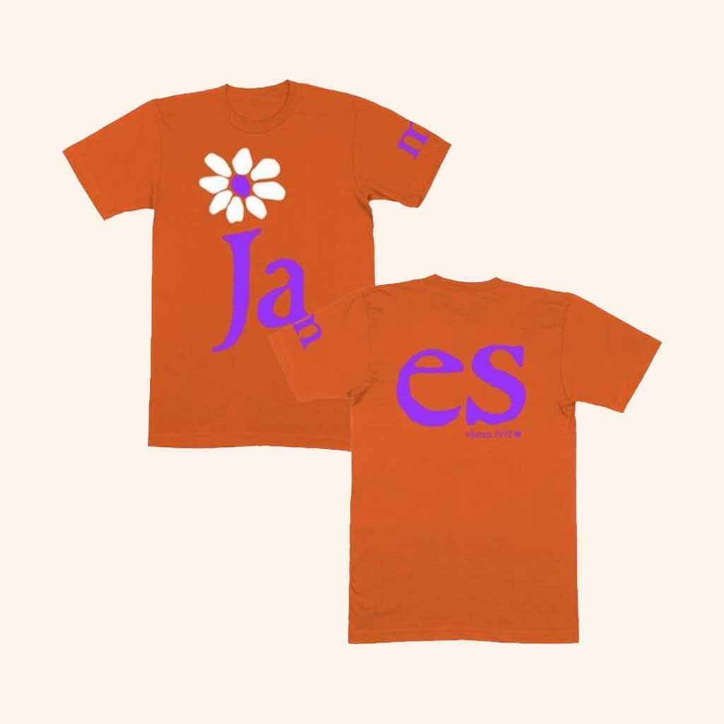 James Merch Orange Ja M Es T-Shirt Unique Gifts For Music Lovers