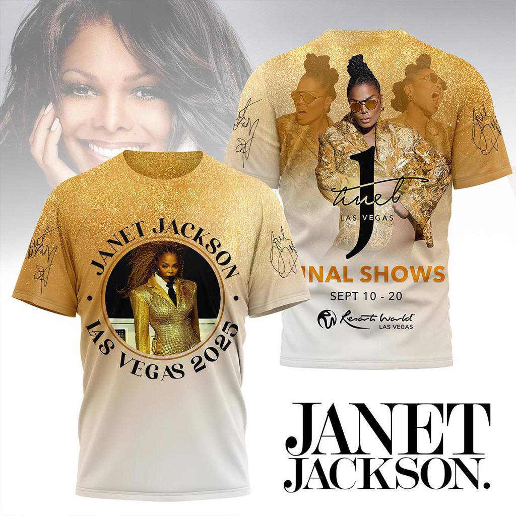 Janet Jackson Final Show Las Vegas 2025 Shirt Fan Merch Gifts For Mom