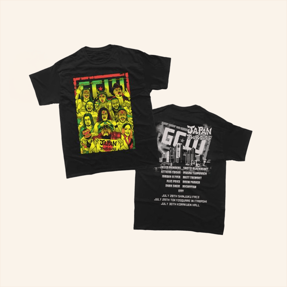 Japan Tour 2025 T-Shirt GCW Merch Gift Ideas For Fans BFF Birthday Gifts Christmas Presents