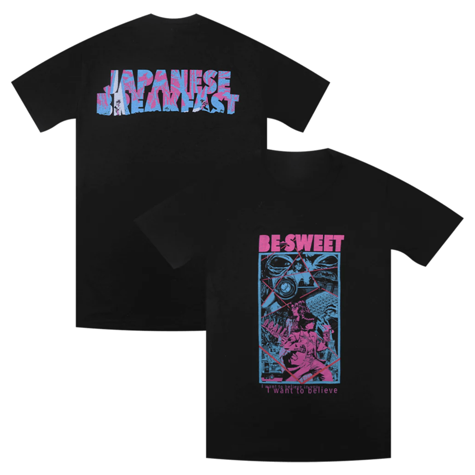 Japanese Breakfast Merch Japanese Breakfast Be Sweet Black T-Shirt Perfect Father's Day Gifts