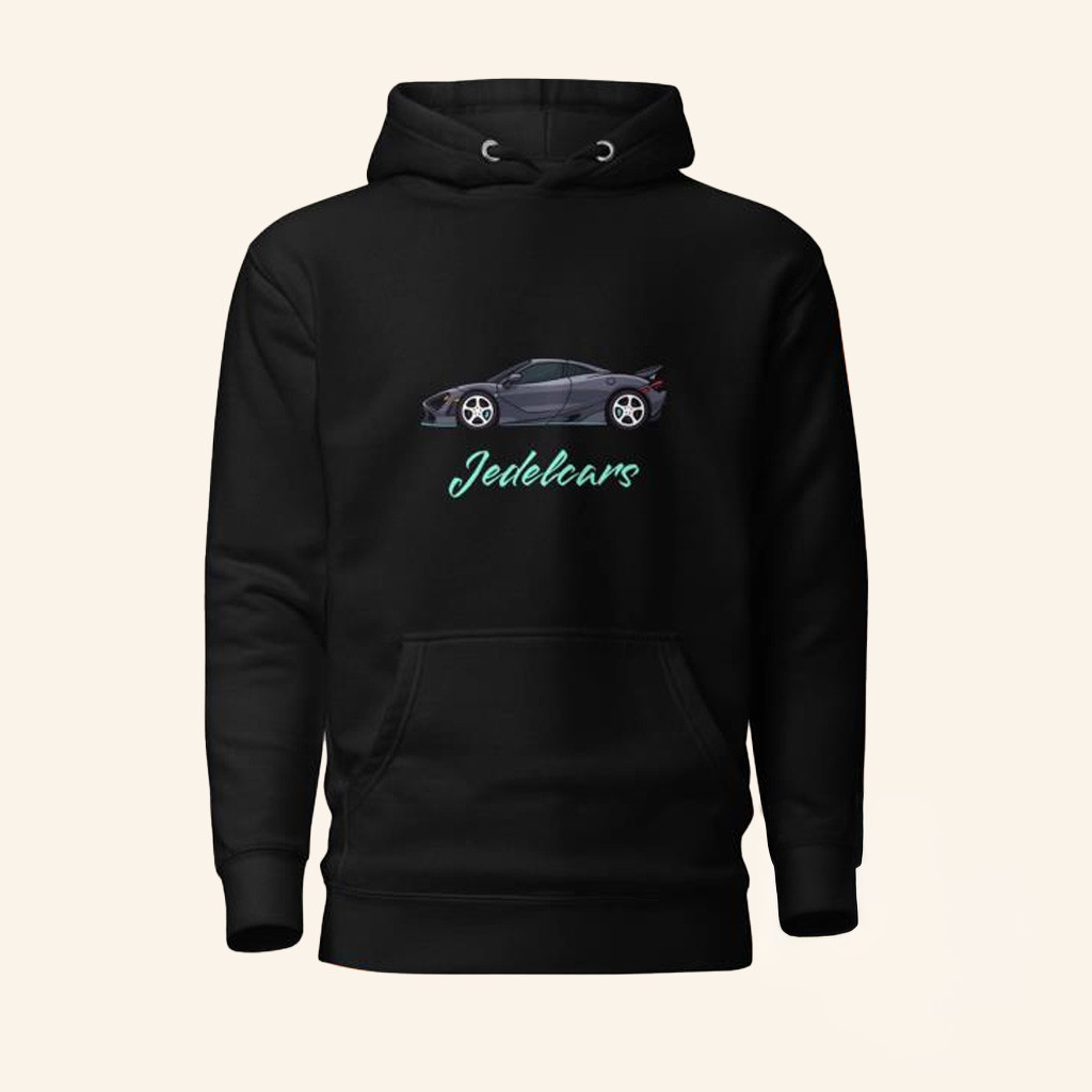 Jedel Cars Merch Jedelcars 720S Black Hoodie Gifts For My Husband