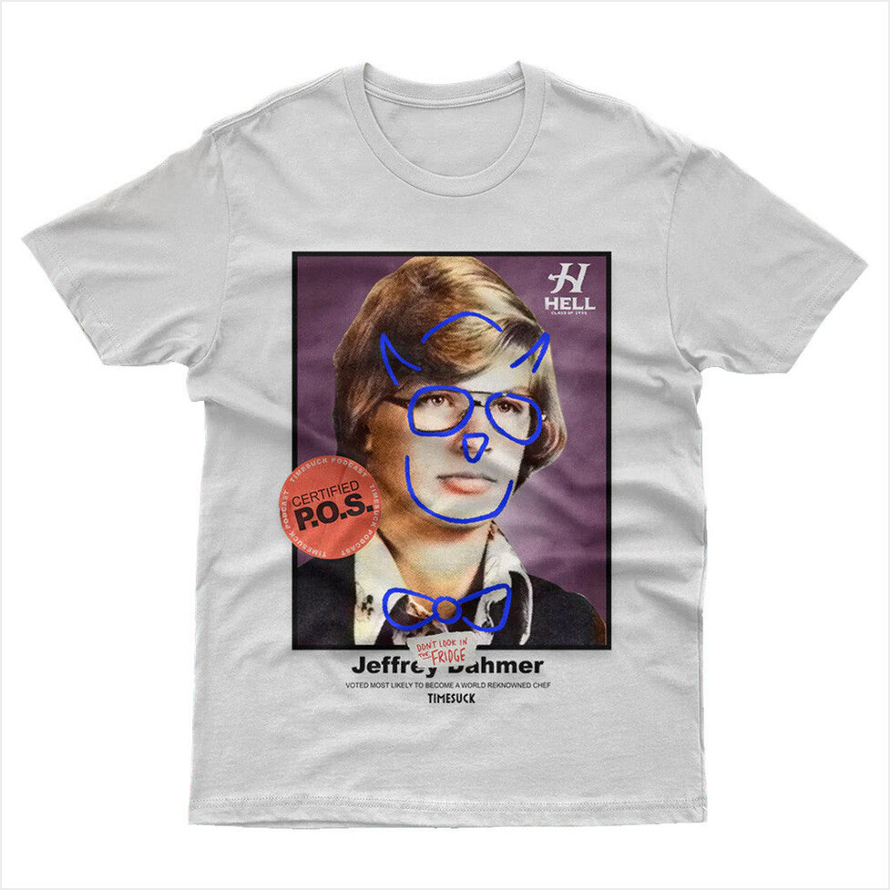Jeffrey Dahmer Yearbook White T-Shirt Bad Magic Merch Best Gifts For Him Best Friend Gifts