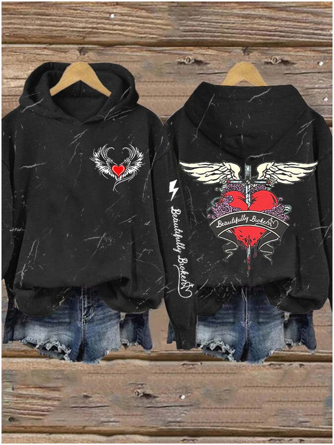 Jelly Roll's Beautifully Broken Heart Hoodie Country Music Birthday Gift for Husband