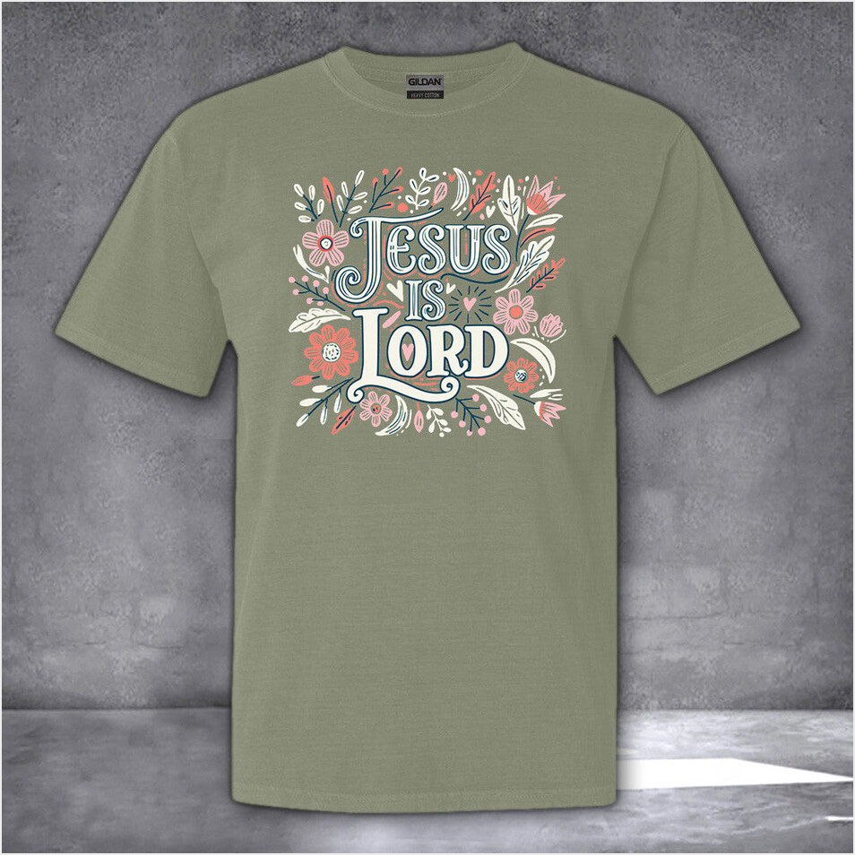 Jesus Is Lord Shirt Women's Christian T-Shirt Birthday Gifts For Her Christmas Gifts For Him