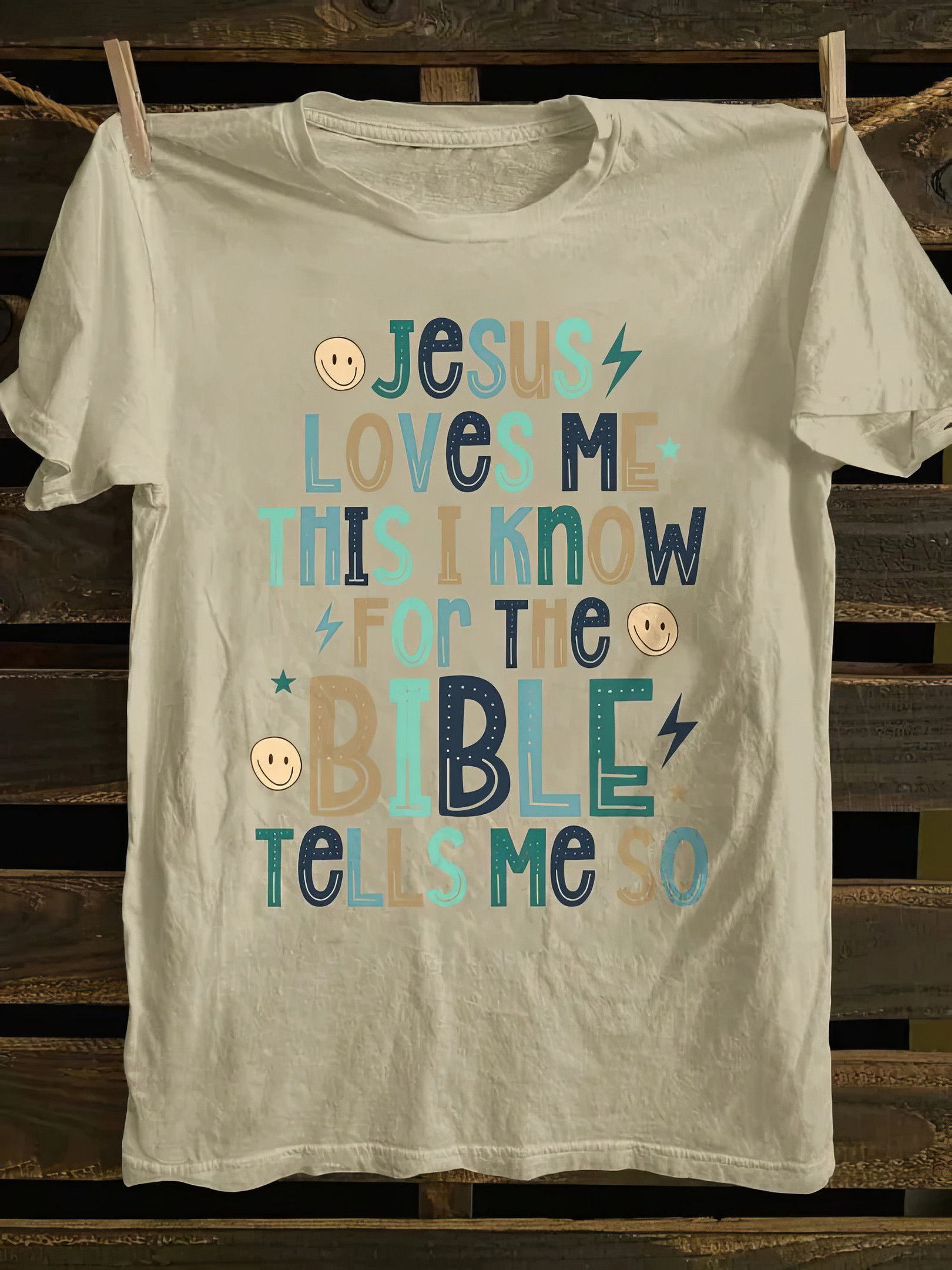 Jesus Loves Me This I Know For The Biblical T-shirt Cool Christian Apparel