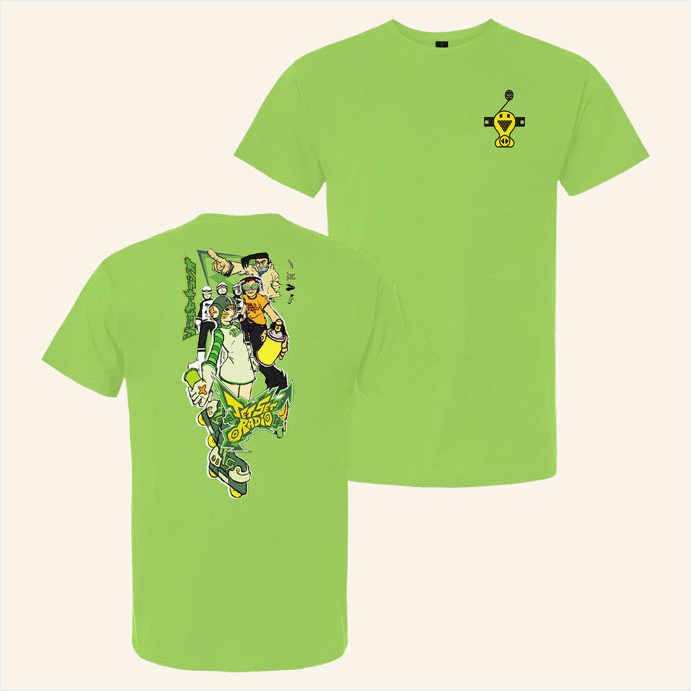 Jet Set Radio Shirt Limited Run Games Merch Best Friend Gift Ideas Best Friend Birthday Gifts