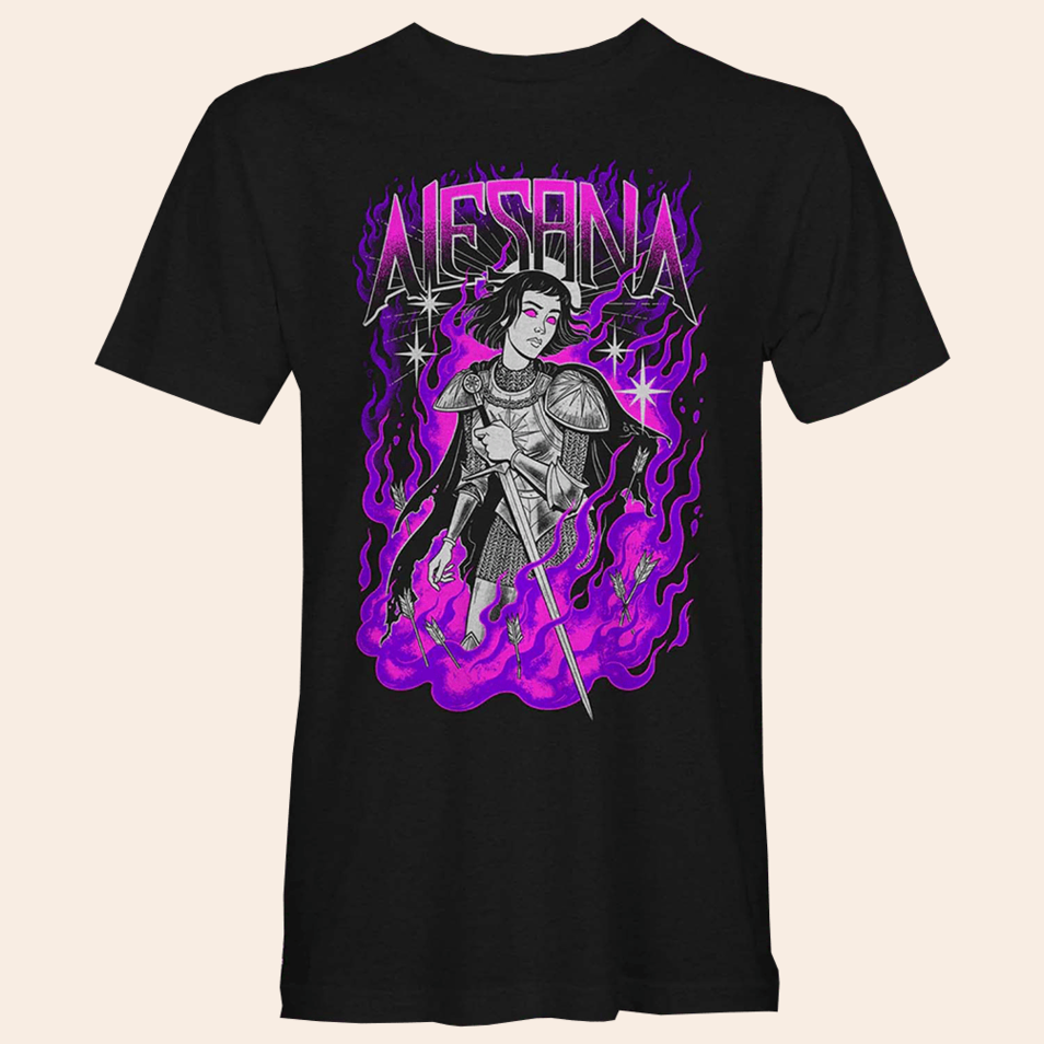 Joan Of Arc Shirt Alesana Merch Birthday Gifts For Music Lovers Best Friend Gifts
