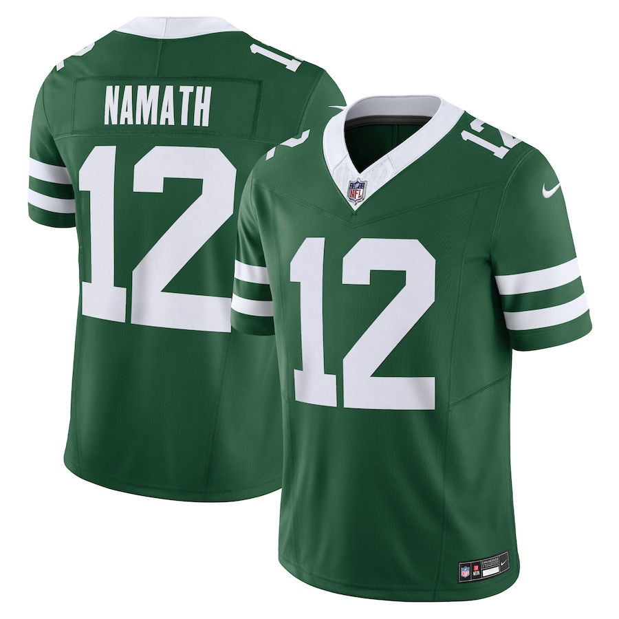 Joe Namath 12 New York Jets Vapor F.U.S.E. Limited Jersey - Legacy Green - JSDV378
